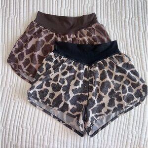 OFFLINE Women’s Arie Animal Print  Active Wear Shorts | American Eagle | 2 Pair